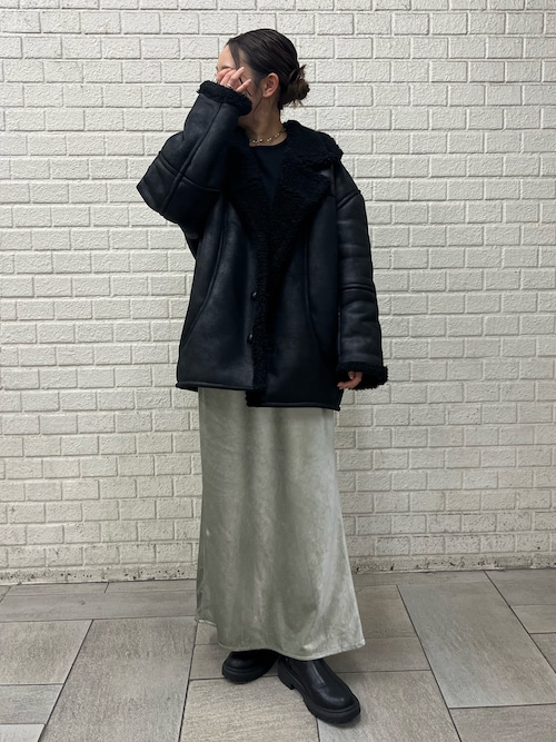 フィットベロアスカート（スカート）｜Ungrid（アングリッド）の