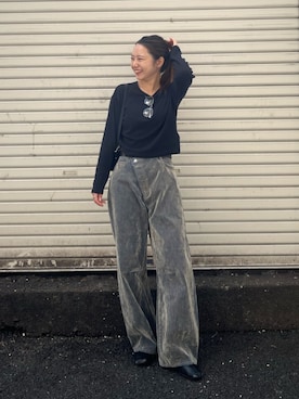 濱本凪沙さん（レディース・154cm）の秋コーディネート