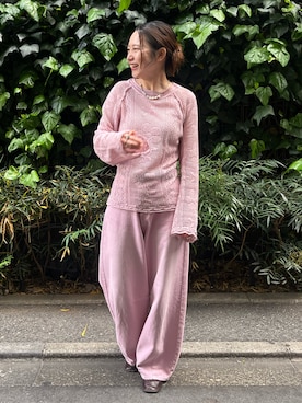 「Ungrid（アングリッド）のアイテム」を使った、濱本凪沙さん（レディース・154cm）の春コーディネート