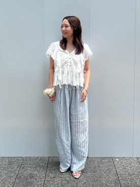 濱本凪沙さん(レディース・154cm)の夏コーディネート