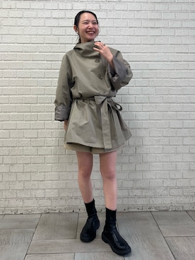 濱本凪沙さん（レディース・154cm）の春コーディネート