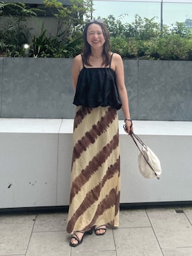 濱本凪沙さん(レディース・154cm)の夏コーディネート