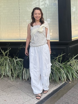 濱本凪沙さん(レディース・154cm)の夏コーディネート