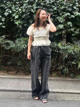 濱本凪沙さん(レディース・154cm)の夏コーディネート