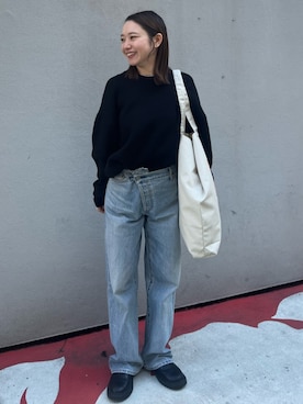 濱本凪沙さん（レディース・154cm）の冬コーディネート