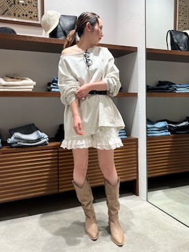 濱本凪沙さん（レディース・154cm）の春コーディネート