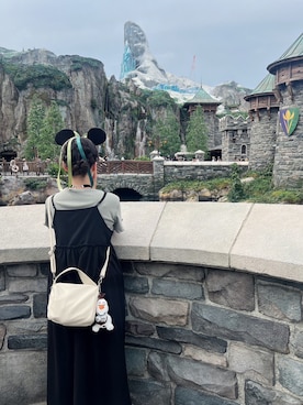 「Samansa Mos2（サマンサ モスモス）のアイテム（ワンピース/ドレス）」を使った、hapichoco🌼さん（レディース・154cm）の冬コーディネート