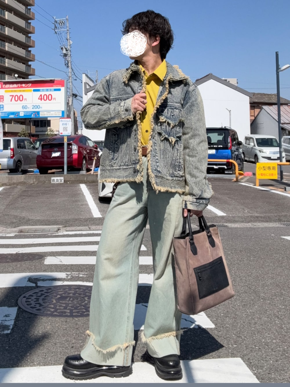 CLEL】Hard Fringe Denim Jacket/ハードフリンジデニムジャケットを