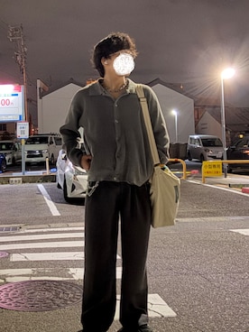 「Burner（バーナー）のアイテム」を使った、Naopochiさん（メンズ・167cm）の春コーディネート