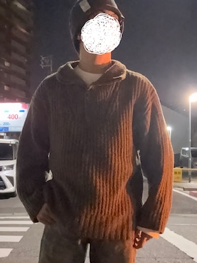 「アイテム（ニットキャップ/ビーニー）」を使った、なおぽちさん（メンズ・167cm）の秋コーディネート