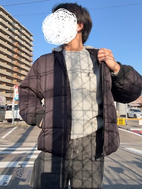 「KANGOL（カンゴール）のアイテム」を使った、なおぽちさん（メンズ・167cm）の冬コーディネート