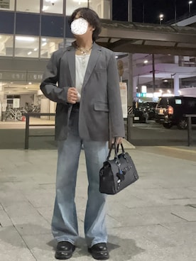 「CLEL（クレイル）のアイテム」を使った、Naopochiさん（メンズ・167cm）の春コーディネート