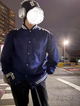 「アイテム（ミリタリージャケット）」を使った、なおぽちさん（メンズ・167cm）の秋コーディネート