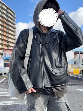 なおぽちさん（メンズ・167cm）の冬コーディネート