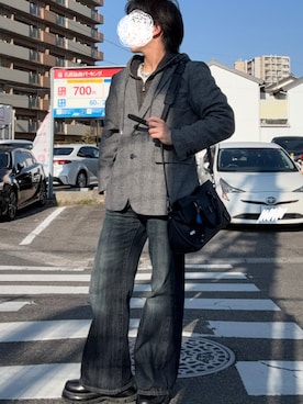 「SPINNS（スピンズ）のアイテム」を使った、なおぽちさん（メンズ・167cm）の冬コーディネート