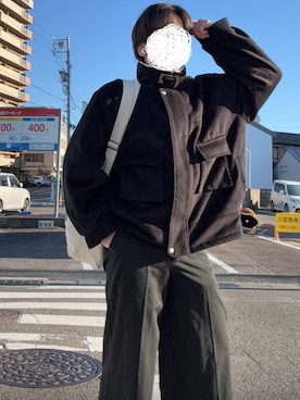 B-3 melton / boa flight jacket / B-3メルトン/ボアフライト