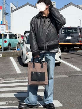 なおぽちさん(メンズ・167cm)の春コーディネート