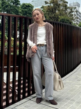 「アイテム（その他アウター）」を使った、ゆうなさん（レディース・156cm・20代）の夏コーディネート