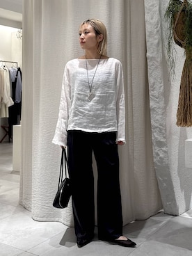 「ADD CULUMN（アドカラム）のアイテム」を使った、ゆうなさん（レディース・156cm）の春コーディネート