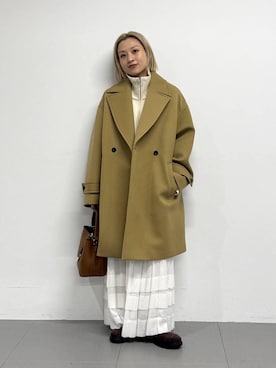 「MOHI（モヒ）のアイテム」を使った、ゆうなさん（レディース・156cm）の冬コーディネート