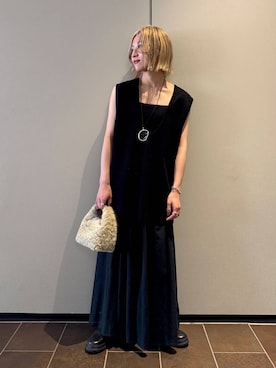 「MOHI（モヒ）のアイテム（ブーツ）」を使った、ゆうなさん（レディース・156cm）の夏コーディネート