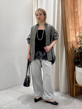 「ADD CULUMN（アドカラム）のアイテム」を使った、ゆうなさん（レディース・156cm）の春コーディネート