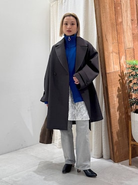 「アイテム（チュニック）」を使った、ゆうなさん（レディース・156cm・20代）の冬コーディネート