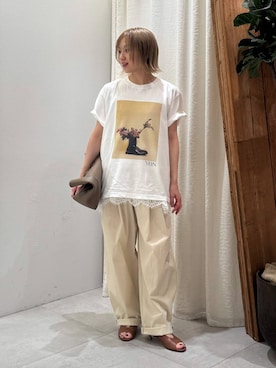 「BABYLONE（バビロン）のアイテム」を使った、ゆうなさん（レディース・156cm）の春コーディネート