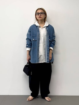 「AIM（エイム）のアイテム」を使った、ゆうなさん（レディース・156cm）の冬コーディネート