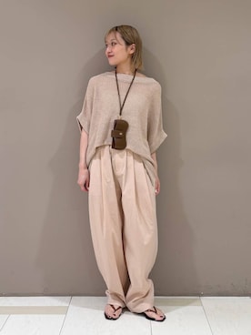 「BABYLONE（バビロン）のアイテム」を使った、ゆうなさん（レディース・156cm）の夏コーディネート