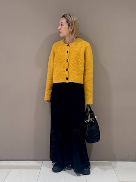 「MOHI（モヒ）のアイテム」を使った、ゆうなさん（レディース・156cm）の秋コーディネート