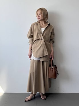 ゆうなさん（レディース・156cm）の春コーディネート