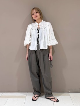「BABYLONE（バビロン）のアイテム」を使った、ゆうなさん（レディース・156cm）の夏コーディネート