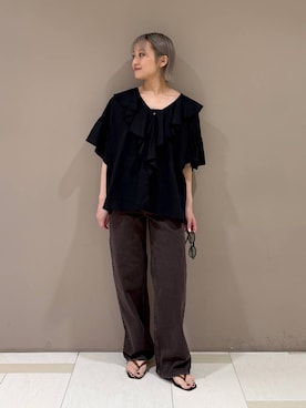 「BABYLONE（バビロン）のアイテム」を使った、ゆうなさん（レディース・156cm）の夏コーディネート