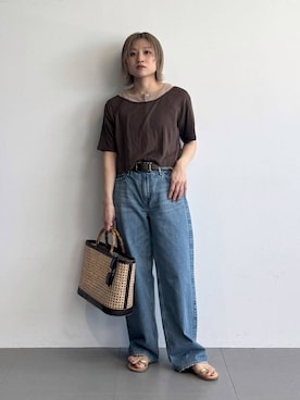 「BABYLONE（バビロン）のアイテム」を使った、ゆうなさん（レディース・156cm）の春コーディネート