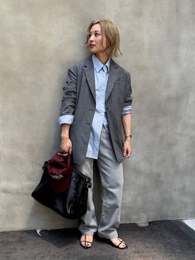 「アイテム（ハンドバッグ）」を使った、ゆうなさん（レディース・156cm・20代）の夏コーディネート