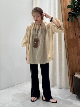 「BABYLONE（バビロン）のアイテム」を使った、ゆうなさん（レディース・156cm）の春コーディネート