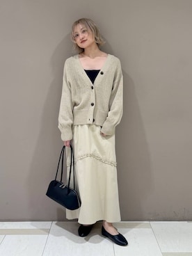 「アイテム（ハンドバッグ）」を使った、ゆうなさん（レディース・156cm・30代）の春コーディネート