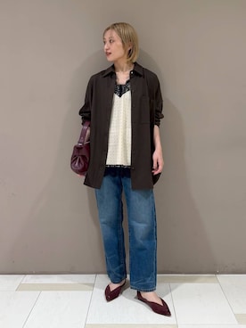 ゆうなさん(レディース・156cm)の秋コーディネート