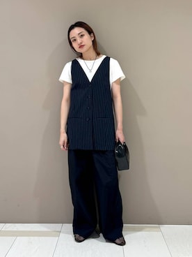 ゆうなさん（レディース・156cm）の夏コーディネート