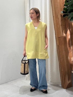 「upperhights（アッパーハイツ）のアイテム」を使った、ゆうなさん（レディース・156cm）の春コーディネート