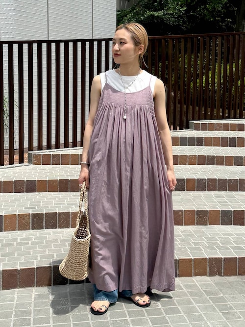 セール】コットンリネンテンジクノースリ（タンクトップ