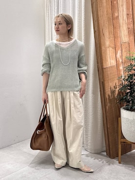 「BABYLONE（バビロン）のアイテム」を使った、ゆうなさん（レディース・156cm）の春コーディネート