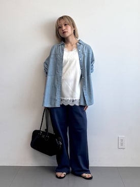 ゆうなさん（レディース・156cm）の春コーディネート