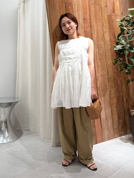 ゆうなさん（レディース・156cm）の夏コーディネート