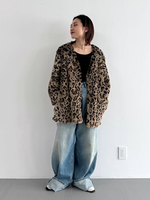 レオパードノーカラージャケット BABYLONE 【公式通販】