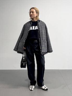 「アイテム（その他アウター）」を使った、ゆうなさん（レディース・156cm・20代）の秋コーディネート