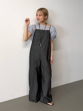 「MOHI（モヒ）のアイテム」を使った、ゆうなさん（レディース・156cm）の夏コーディネート