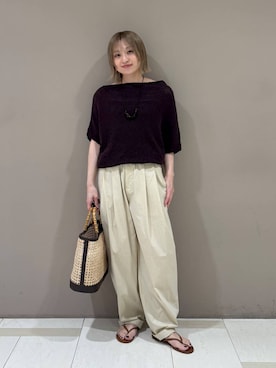 「BABYLONE（バビロン）のアイテム」を使った、ゆうなさん（レディース・156cm）の春コーディネート