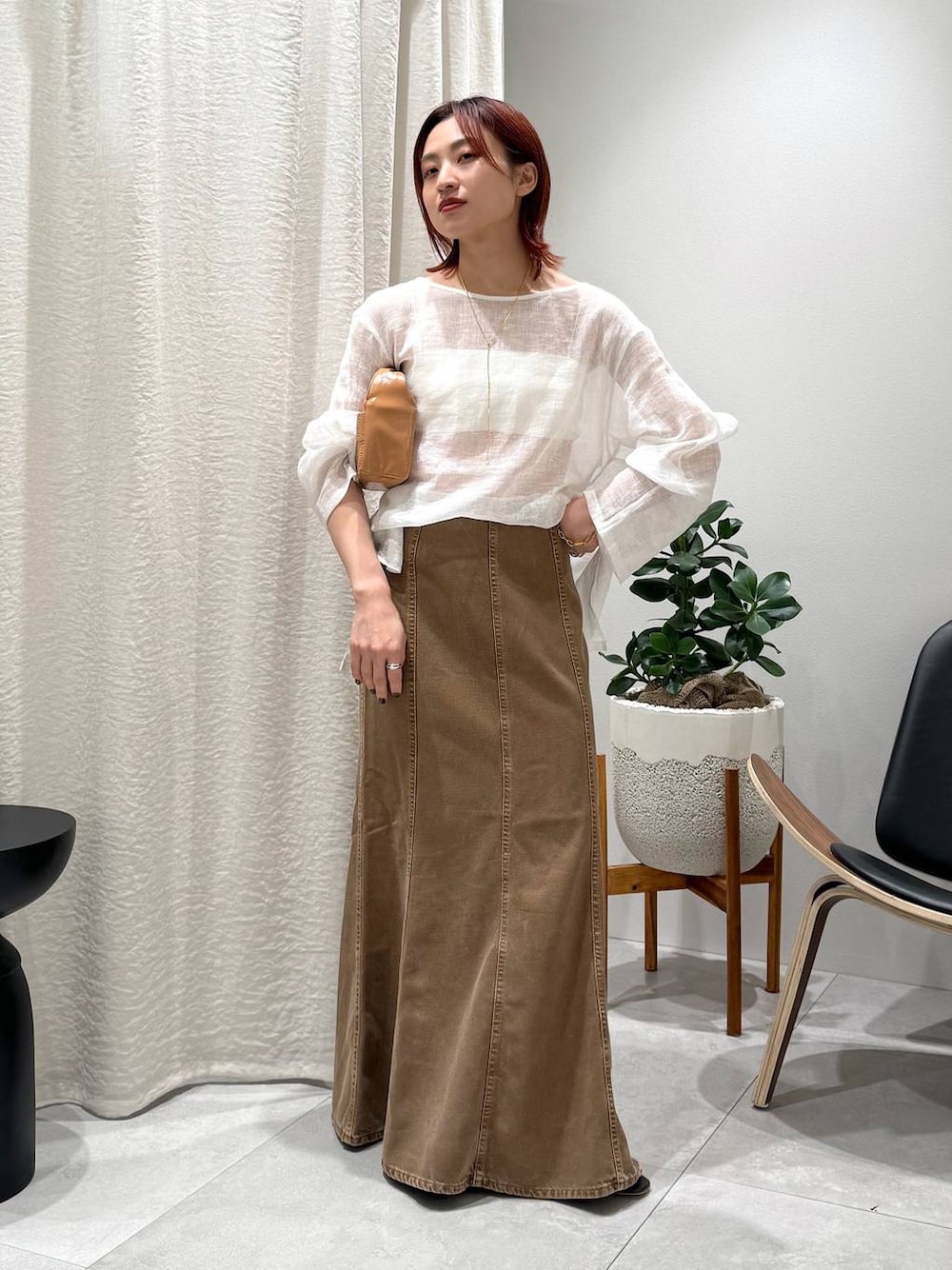 楽天市場】【SALE／40%OFF】カラミメッシュボートネックブラウス